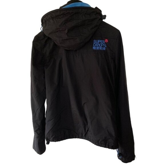 Superdry original windcheater Japan women’s black ski jacket size S - Picture 8 of 16